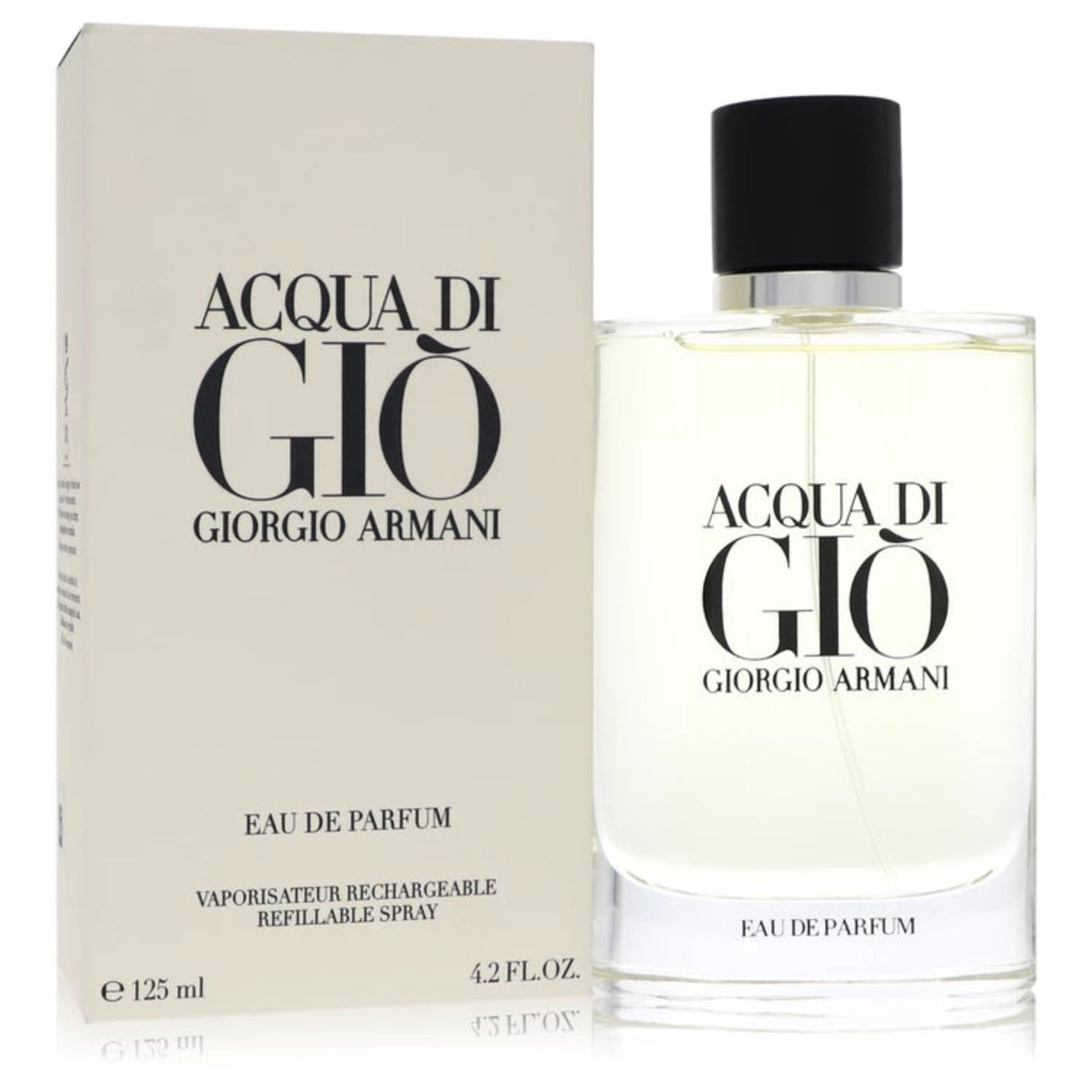 Acqua Di Gio Eau De Parfum Refillable Spray By Giorgio Armani  2.5 oz for men