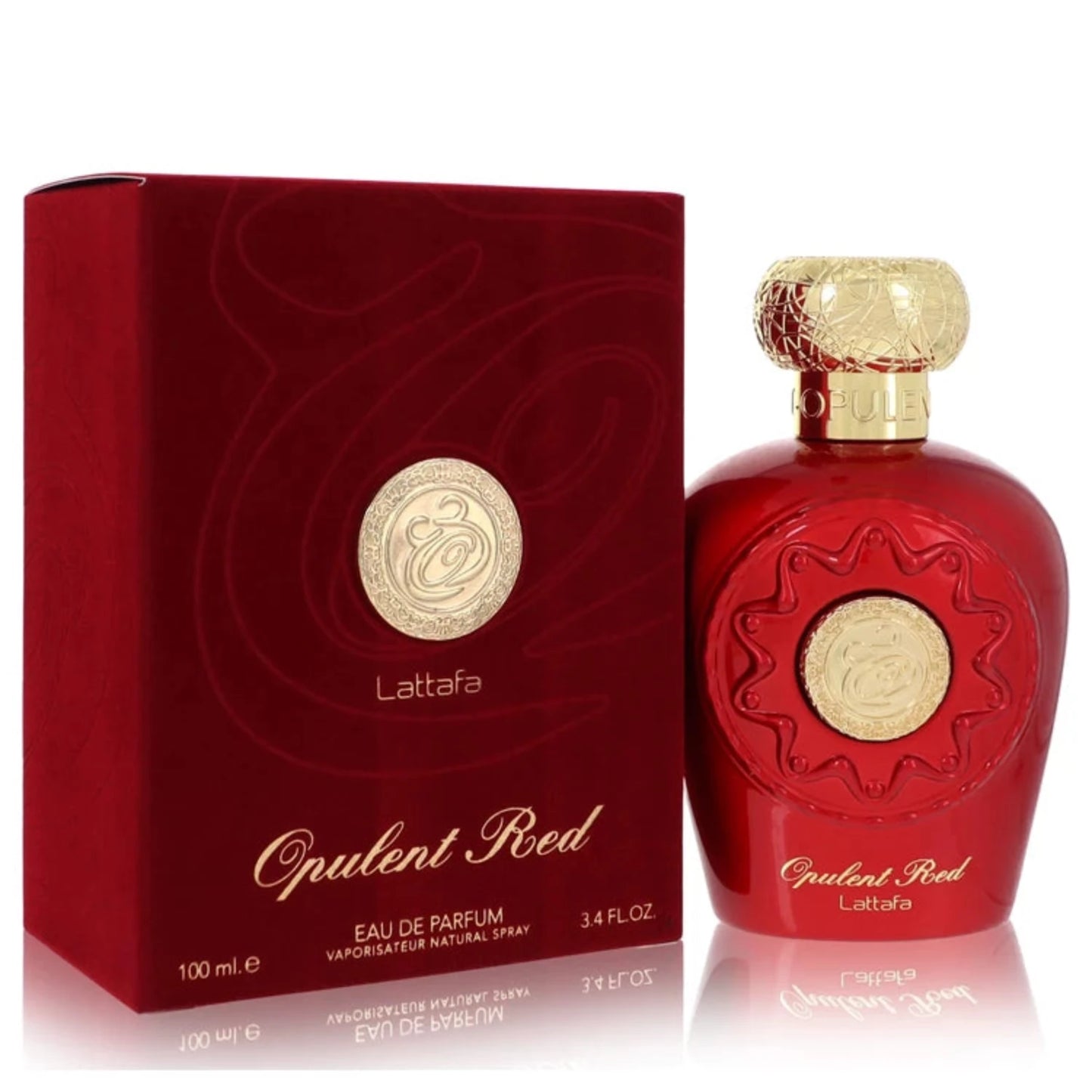 Lattafa Opulent Red Eau De Parfum Spray By Lattafa for women