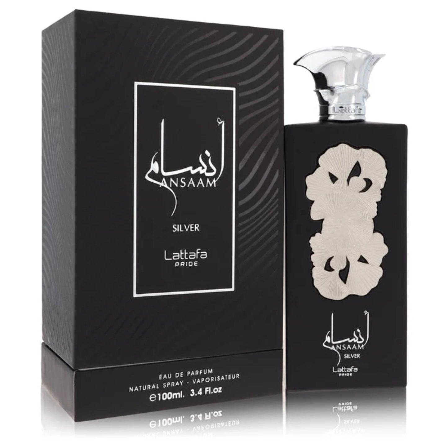 Lattafa Pride Ansaam Silver Eau De Parfum Spray By Lattafa, unisex