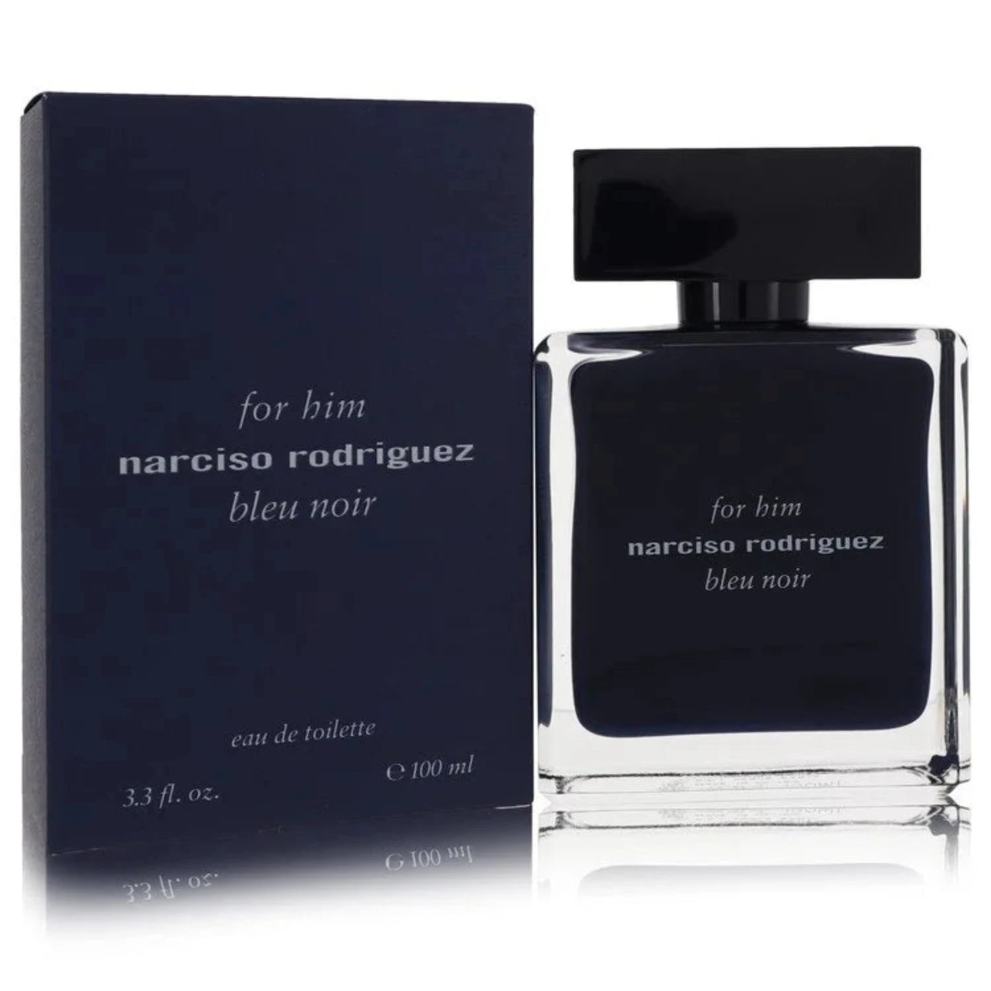 Narciso Rodriguez Bleu Noir Eau De Toilette Spray By Narciso Rodriguez for men  3.3 oz