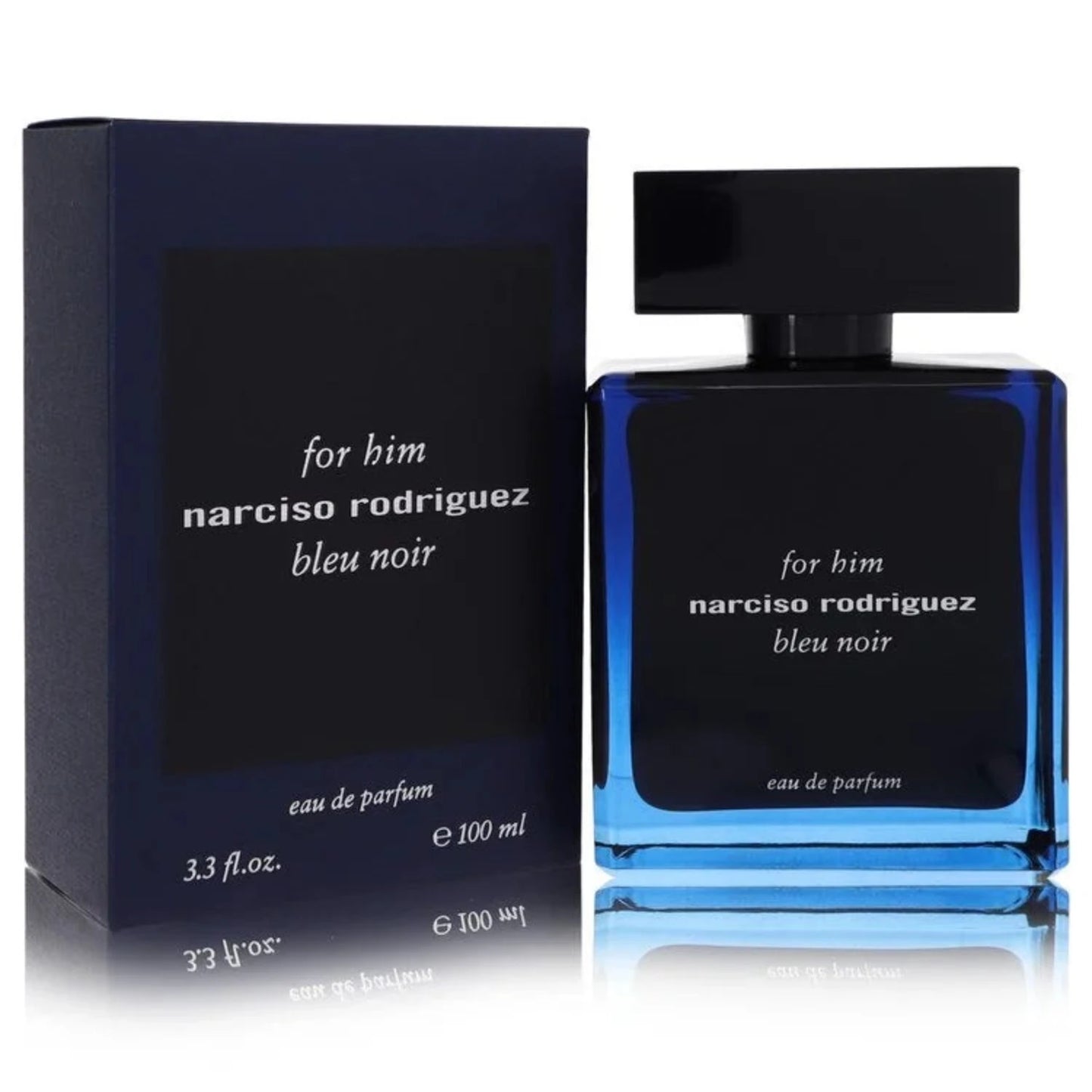 Narciso Rodriguez Bleu Noir Eau De Parfum Spray By Narciso Rodriguez for men 3.3 oz