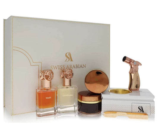 Swiss Arabian Bakhoor Dukhoon Al Haram Gift Set By Swiss Arabia, unisex